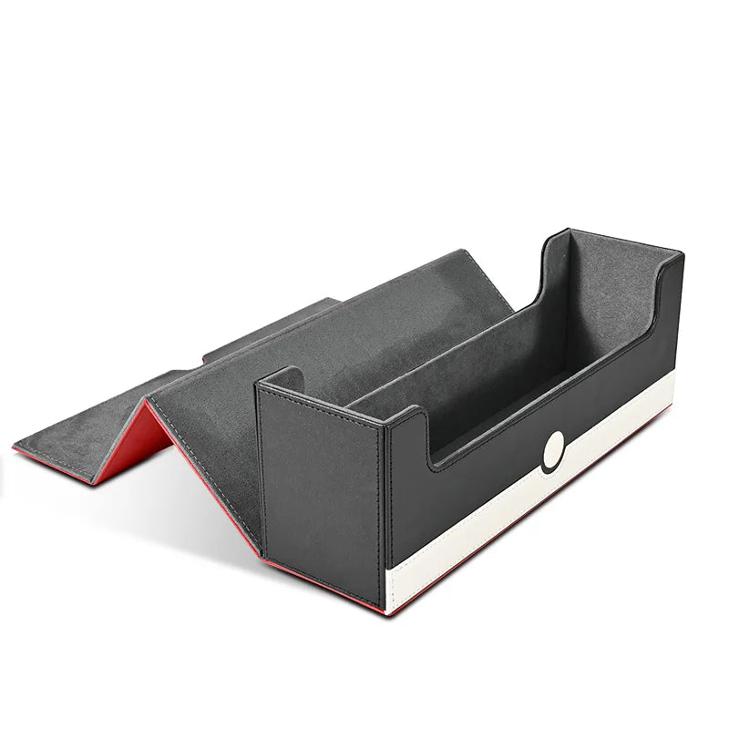 Trading Card Leather Magnetic Card Storage Box