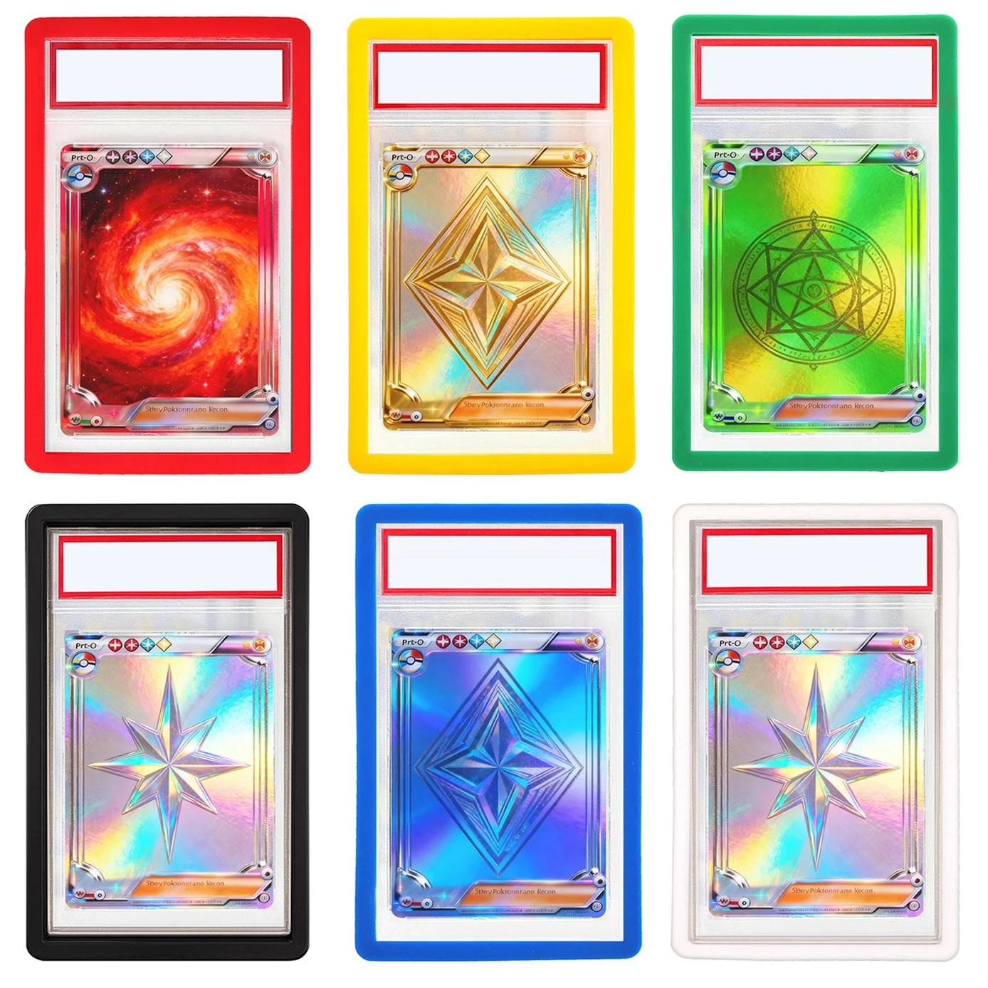 Bumper Guards for PSA Graded Cards – Multicolor - 6 Bumpers