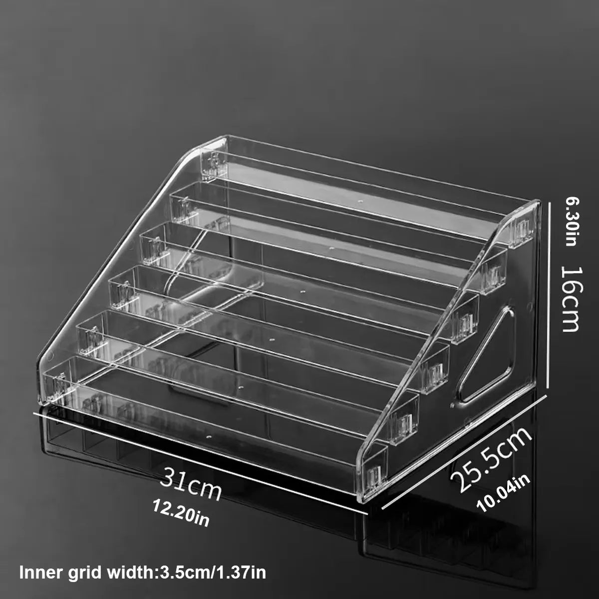 Acrylic Tiered Multi-Layer Card Display Stand